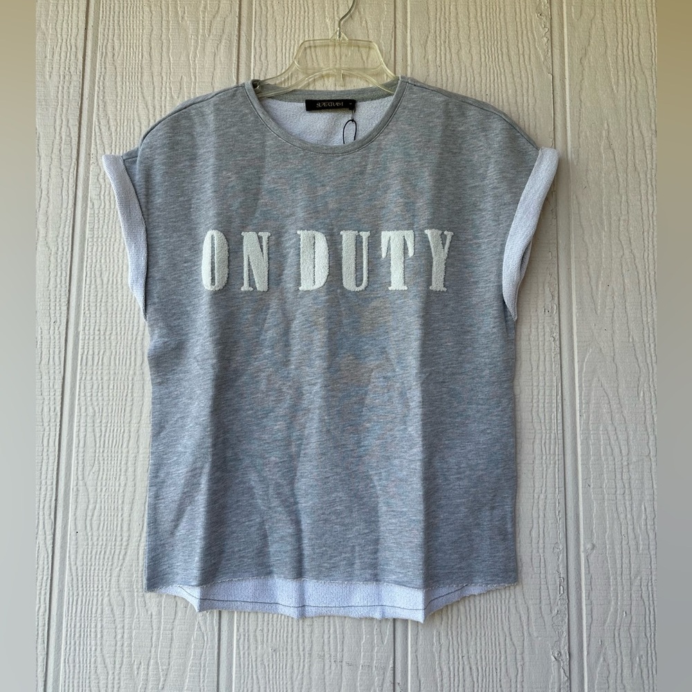 SUPERTRASH “On Duty' Pullover Top